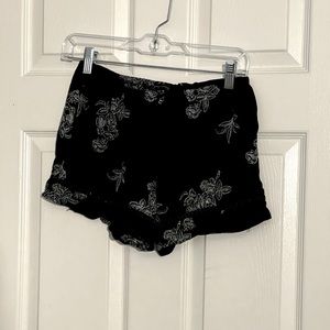 Kendall and Kylie embroidered shorts